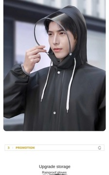 New Raincoat Long Full Body Waterproof MTB Road Bicycle Single Ride EVA