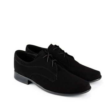 Buty komunijne chłopięce czarne KBC-014 - 39