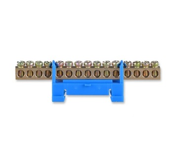 Полоса защитная 15-мод. низкая 15х16мм2 синяя.