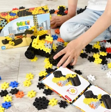 KLOCKI KONSTRUKCYJNE Wafle MELI Basic Building Site Budowa 4w1