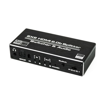 MATRIX HDMI 2.0 2x2 SWITCH SPLITER DOLBY ATMOS 7.1