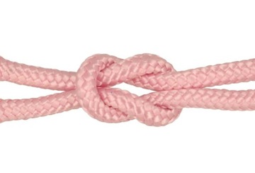 Плетеная веревка 8 мм, полипропиленовая сердцевина, 25 м, розовая M.