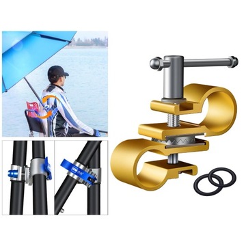 Подставка для рыболовного зонта с фиксированным поворотным зажимом