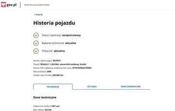 Renault Laguna III Grandtour 2.0 16v 140KM 2009 Renault Laguna 2.0 Benzyna Zarejestrowany, zdjęcie 3