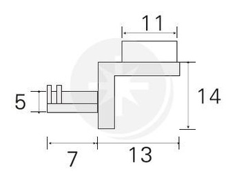 МЕБЕЛЬНАЯ ОПОРА ДЛЯ СТЕКЛА И СТЕКЛЯННЫХ ПОЛОК 100 ШТ.