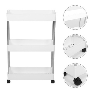 Напольные ящики Пластиковое хранилище для ванной комнаты