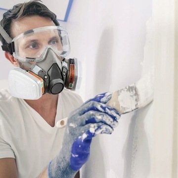Paint Mask 6200 Противогаз с комплектом защитных очков