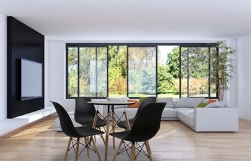 СТОЛ КРУГЛЫЙ СКАНДИНАВСКИЙ СТОЛ ГОСТИНАЯ СТОЛОВАЯ КУХНЯ CARO FI60 ЧЕРНЫЙ