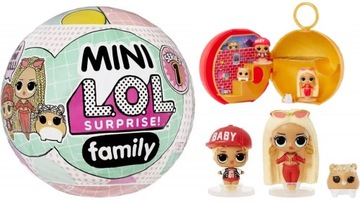 LOL SURPRISE MINI FAMILY Rodzinka 3 Lalki + Domek