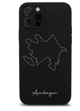 CASE OBUDOWA ETUI PLECKI CZARNE AZERBEJDŻAN IPHONE 13 PRO MAX