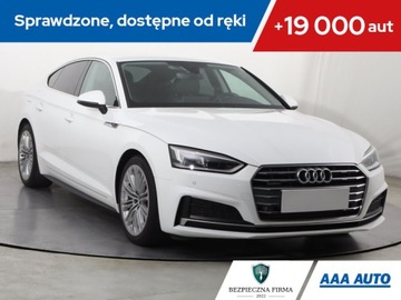 Audi A5 F5 Sportback 2.0 45 TFSI 245KM 2019 Audi A5 45 TFSI, Salon Polska, Serwis ASO, 4X4