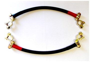 ŁĄCZNIKI AKUMULATORÓW z KLEMAMI 50mm2 30cm