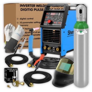 Zestaw Spawarka Sherman DIGITIG 200GD AC/DC PULSE