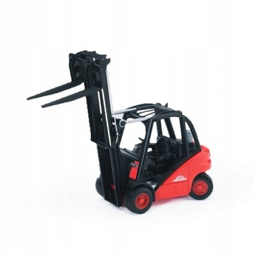 Bruder 02511 Вилочный погрузчик Linde + 2 поддона