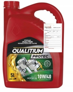 QUALITIUM PROTEC 10W40 5л ОРИГИНАЛЬНОЕ ПОЛЬСКОЕ