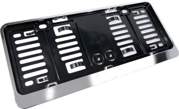 RAMKI DO MAŁYCH TABLIC NREJESTRACYJNYCH 305x114mm USA JAPONIA 2SZT CHROM