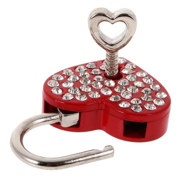 Diamante Heart Навесной замок на ящике багажника, защелка для чемодана