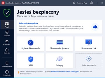 Bitdefender Antivirus Plus 1 СОСТОЯНИЕ / 3 ГОДА