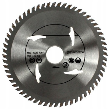 TARCZA PIŁA DO DREWNA WIDIA I-C 125/22,2 T60