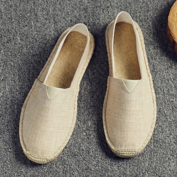 Męskie buty espadryle, codzienne buty wsuwane, wygodne buty do chodzenia