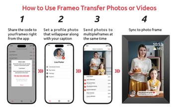 Цифровая фоторамка HDeye FRAMEO WiFi 10,1