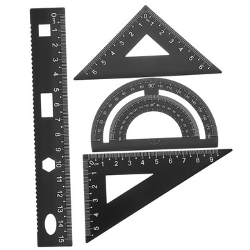 Linijka do obróbki drewna Aluminiowa geometria pakietu narzędzi
