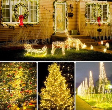 Микропроводные лампы 1000LED 100 МЕТРОВ, пульт дистанционного управления