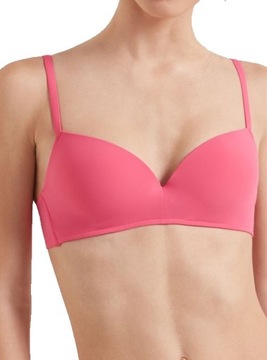 TEZENIS Rome BIUSTONOSZ PUSH-UP bez fiszbin MIKROFIBRA różowy 80B