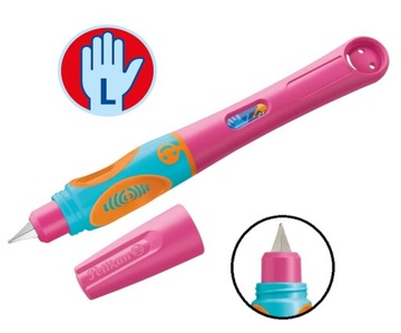 Pióro LEWE wieczne na naboje róż Pink GRIFFIX praworęczne 820318 Pelikan