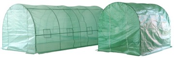 OGRODOWY TUNEL FOLIOWY STELAŻ 8x3x2m SZKLARNIA 24m BASS POLSKA