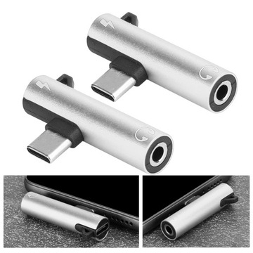 2 шт. 2 в 1 типа 3,5 мм, вспомогательный аудиокабель, зарядное устройство, распределитель гарнитуры a