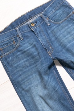 LEVIS 514 SPODNIE JEANSY 34/32