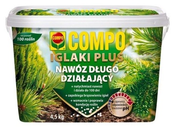 COMPO IGLAKI PLUS 4,5 KG NAWÓZ DŁUGO DZIAŁAJĄCY