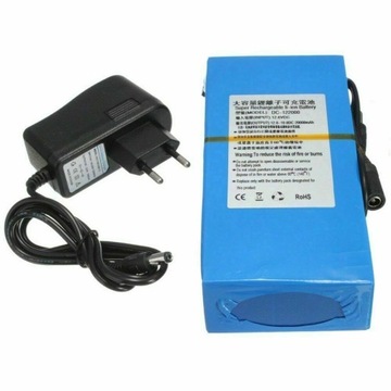 Akumulator litowa 12V 1-2A 20000mAh z adapterem