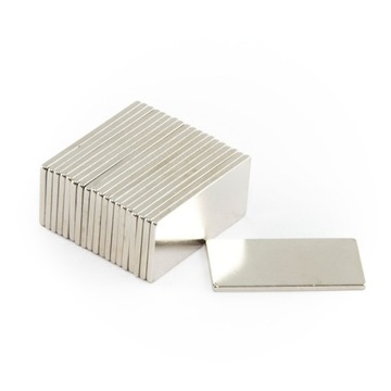 MAGNES NEODYMOWY PŁYTKOWY 20x10x1 MOCNY - 10 szt