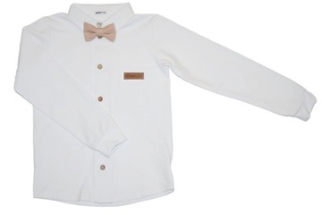 Комплект: белая рубашка и брюки 98.