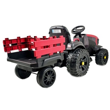 АККУМУЛЯТОРНЫЙ ТРАКТОР С ПРИЦЕПОМ, МЯГКИЕ КОЛЕСА, МЯГКОЕ СИДЕНИЕ BDM0925