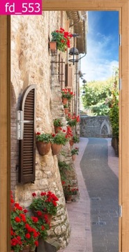 KAMIENICA MIASTO NAKLEJKA NA DRZWI FOTOTAPETA