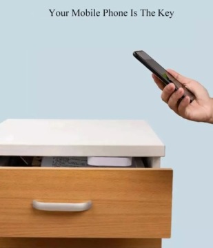 Замок шкафа Bluetooth с помощью приложения Tuya, разблокировка BLE Smart Drawer Switch