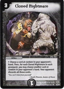*DM-12 DUEL MASTERS - CLONED NIGHTMARE - !!!