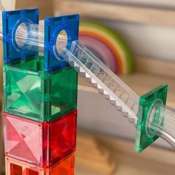 МАГНИТНЫЕ БЛОКИ CONNETIX BALL RUN RADING TRACK 92 ЭЛЕМЕНТА