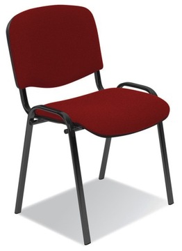 Krzesło konferencyjne ISO Nowy Styl BL EF037 BORDO