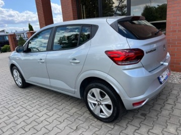 Dacia Sandero III Hatchback 5d 1.0 TCe 90KM 2021 Dacia Sandero 1.0 benzyna 91 KM zarej w PL bezwypadkowy serwisowany za, zdjęcie 2