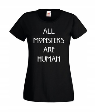 M KOSZULKA DAMSKA AMERICAN HORROR STORY WZÓR