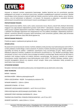 Манжета уплотнительная 120мм Ø16 100 шт L+B01