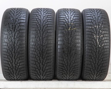 205/55R16 Nokian WR D4 91H KOMPLET OPON UŻYWANE ZIMA (DK271)