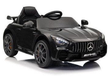 Mercedes GTR Автомобіль Електричний Для Дітей Пульт Колеса EVA Екошкіра Чорний