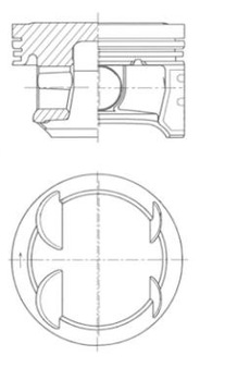 KOLBENSCHMIDT 41006610 PÍST