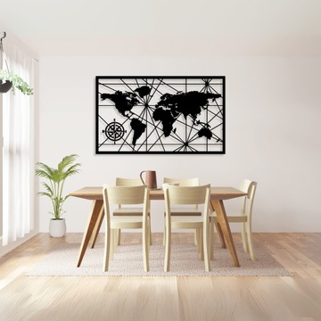 3D АЖУРНАЯ ЖИВОПИСЬ XXL КАРТА МИРА ОТДЕЛКА НАСТЕННОЙ ПАНЕЛИ + БЕСПЛАТНО