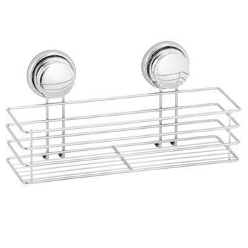 Półka łazienkowa wisząca ścienna organizer chrom